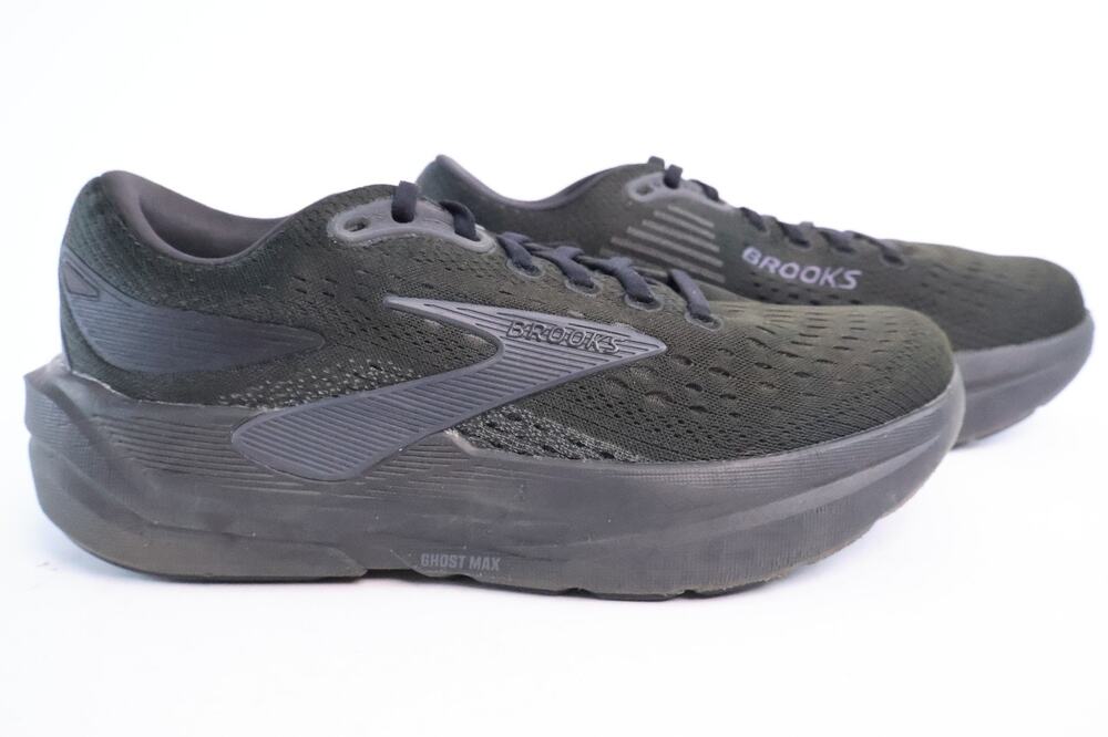 Brooks Ghost Max 3 Women’s Size 7 Black Lace Up Running Sneaker Shoes #121